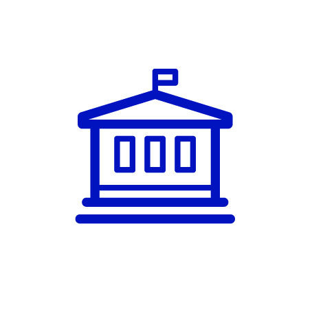 Pictogramme collectivité bleu foncé