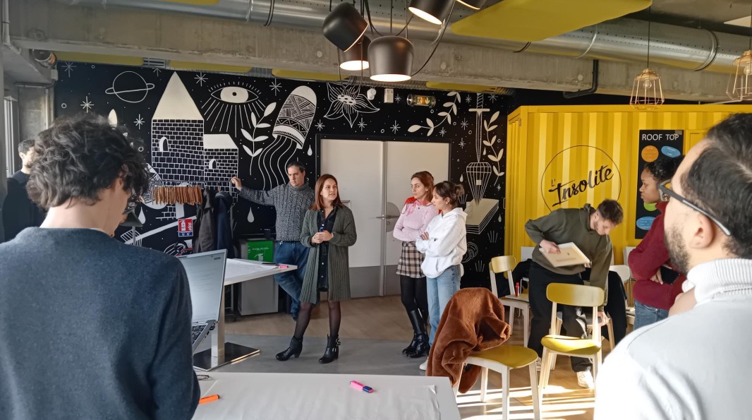 Atelier lors de la mission d'Urbanomy pour VivaTech en décembre 2024