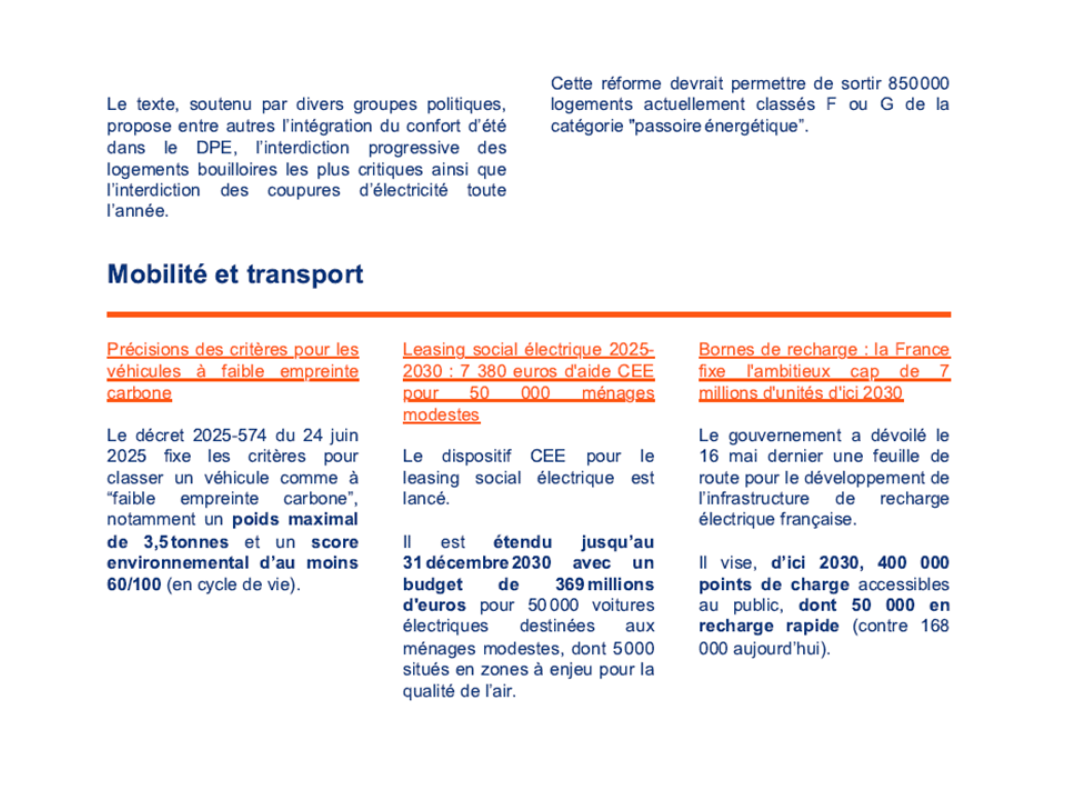 8ème page de la newsletter Urbanomy de juillet 2025