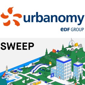 Visuel associant les logos d'Urbanomy et de Sweep